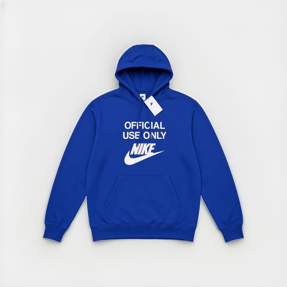 Nike Official Use Only French Terry Hoodie Royal Blue Mens Size XL NWT Rare